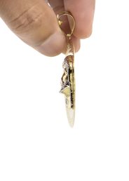 10K Gold Jesus Head Pendant | 8 Grams