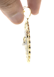 10K Gold Jesus Head Pendant  |  Customizable Size