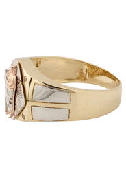 10K Gold Jesus Ring For Men | 5 Grams