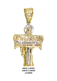 10K Gold Jesus Last Supper Pendant | 3.6 Grams