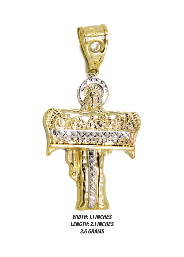 10K Gold Jesus Last Supper Pendant | 3.6 Grams