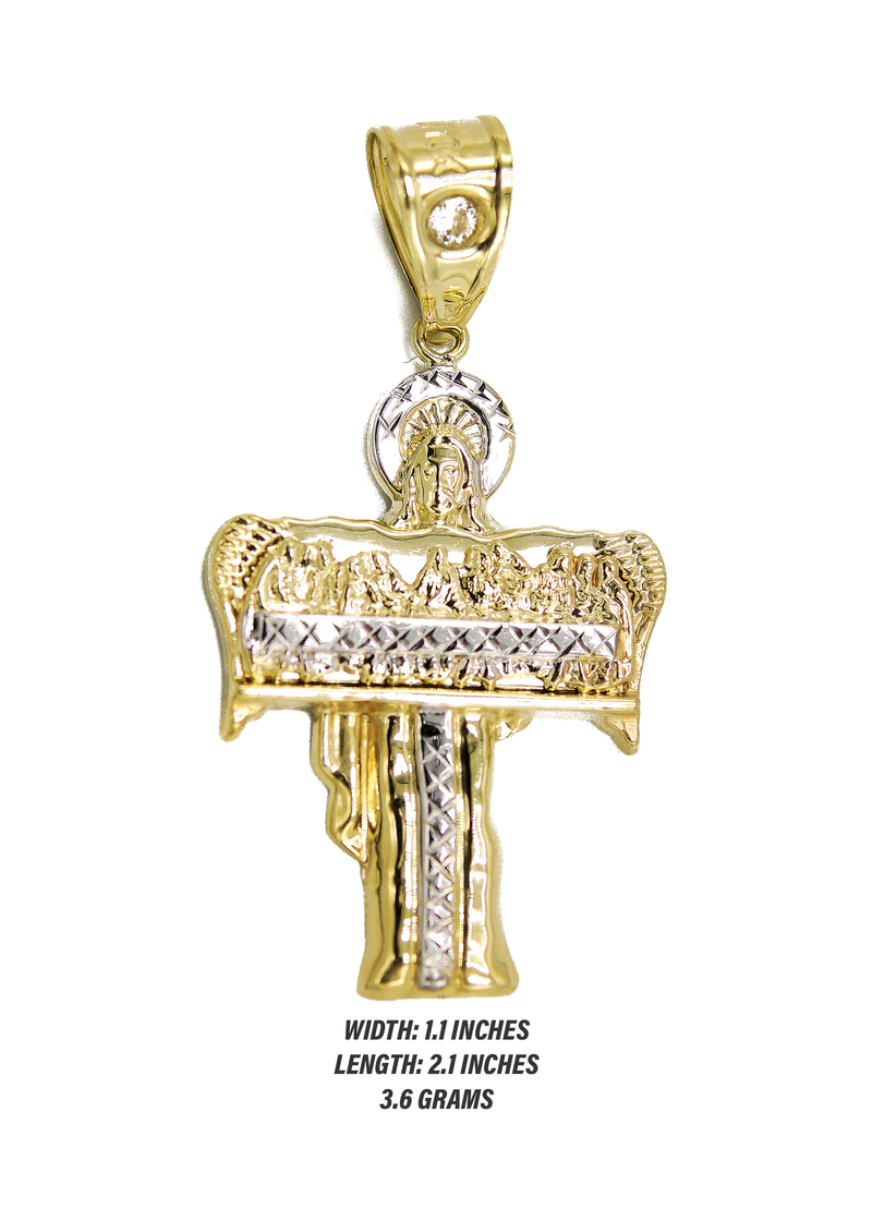 10K Gold Jesus Last Supper Pendant | 3.6 Grams