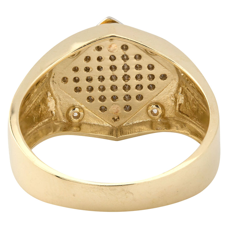 10K Gold Jesus Ring For Men | 5 Grams