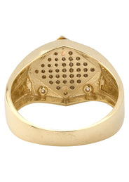 10K Gold Jesus Ring For Men | 5 Grams