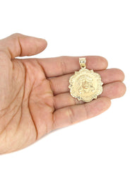10K Yellow Gold Jesus Piece Necklace | Appx. 13.5 Grams