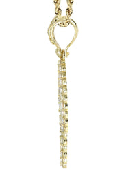 10K Yellow Gold Jesus Piece Necklace | Appx. 18.3 Grams