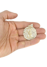 10K Yellow Gold Jesus Piece Necklace | Appx. 18.3 Grams