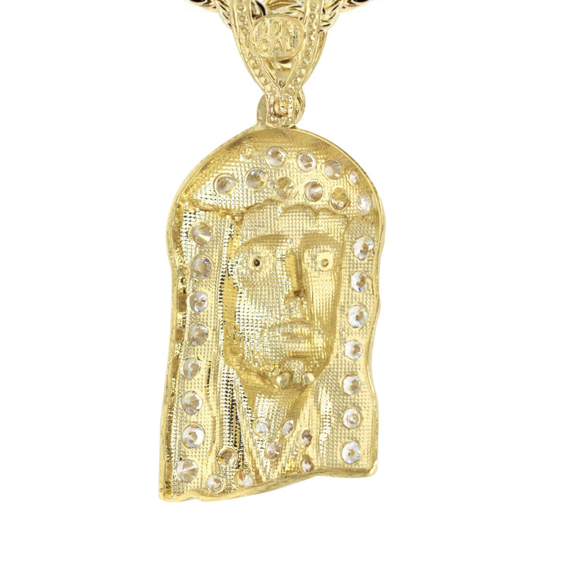 10K Yellow Gold Jesus Piece Necklace | Appx. 13.5 Grams