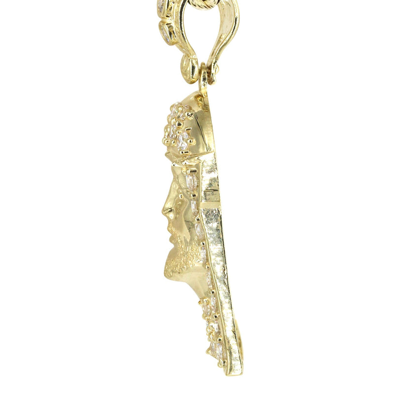 10K Yellow Gold Jesus Piece Necklace | Appx. 13.5 Grams