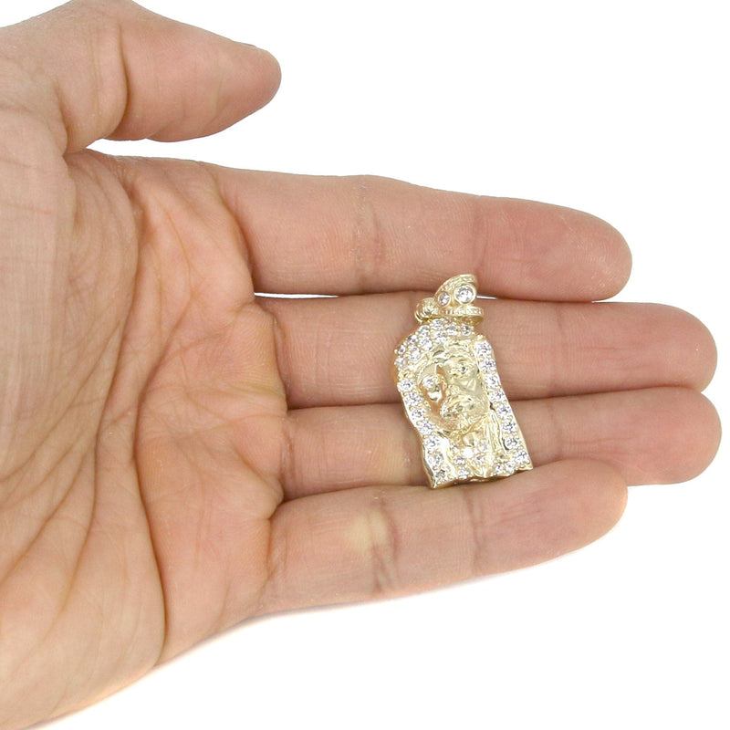 10K Yellow Gold Jesus Piece Necklace | Appx. 13.5 Grams