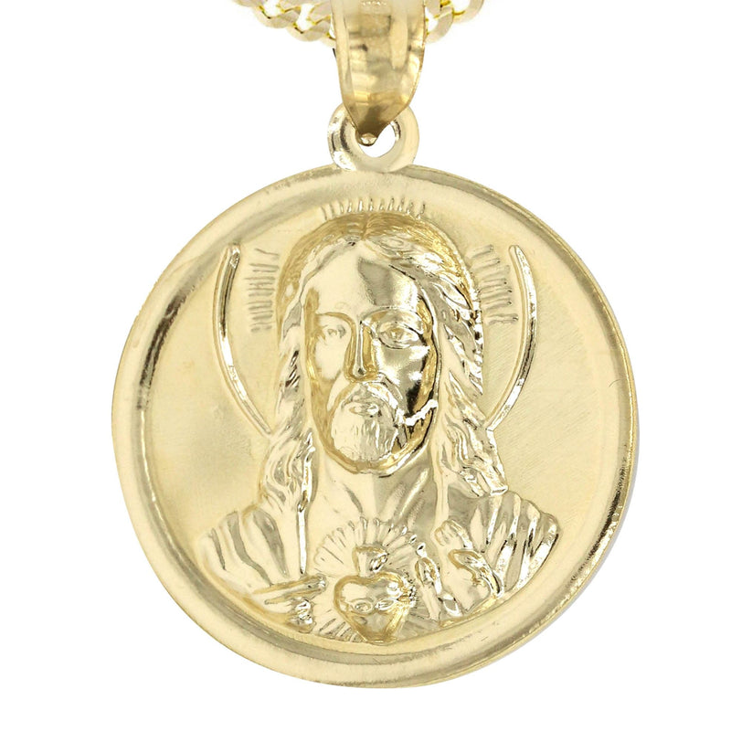 10K Yellow Gold Jesus Piece Necklace | Appx. 14.3 Grams