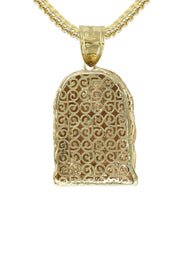 10K Yellow Gold Jesus Piece Necklace | Appx. 21.6 Grams