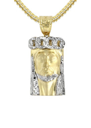 10K Yellow Gold Jesus Piece Necklace | Appx. 20 Grams