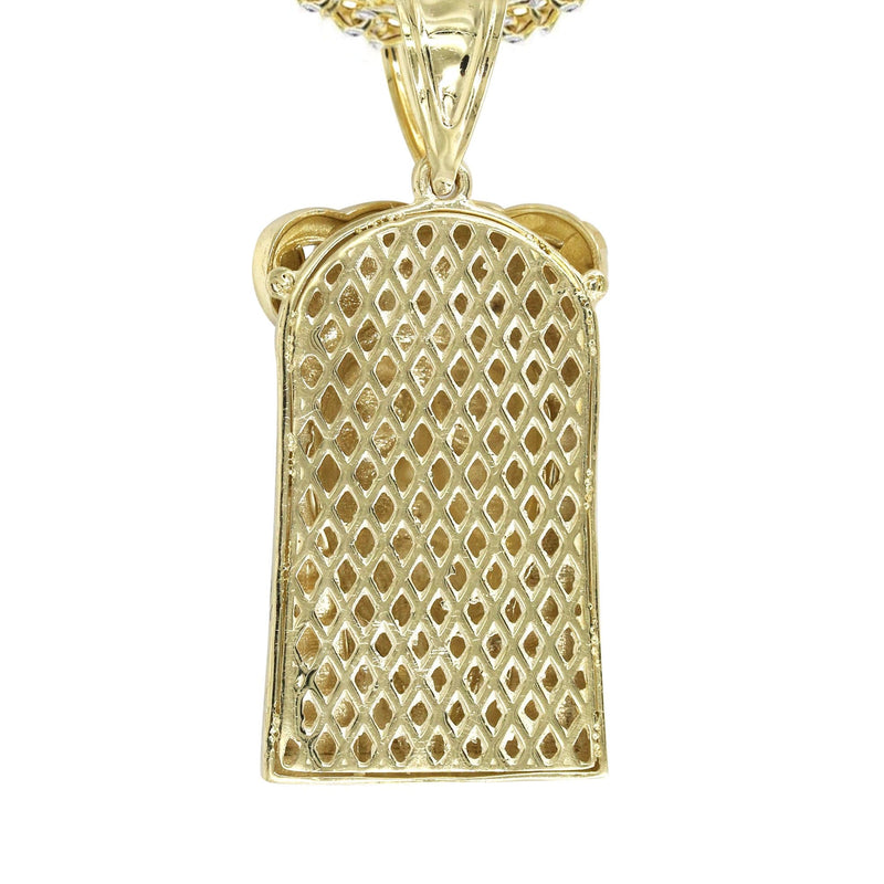 10K Yellow Gold Jesus Piece Necklace | Appx. 20 Grams