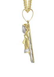 10K Yellow Gold Jesus Piece Necklace | Appx. 20 Grams