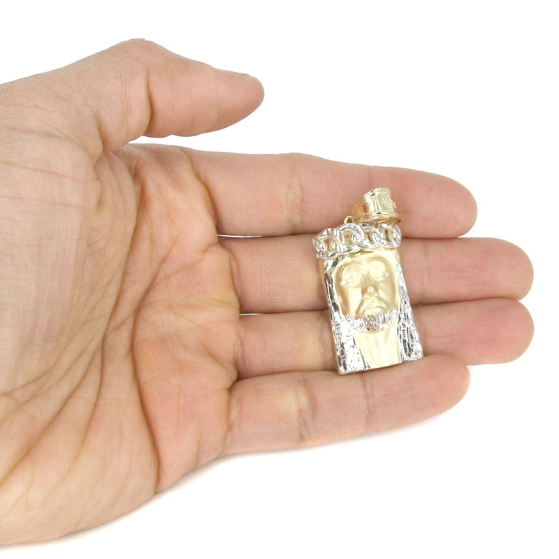 10K Yellow Gold Jesus Piece Necklace | Appx. 20 Grams