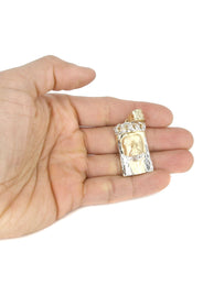 10K Yellow Gold Jesus Piece Necklace | Appx. 20 Grams