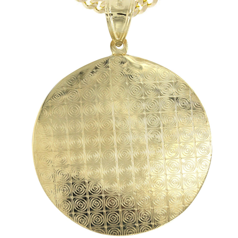10K Yellow Gold Jesus Piece Necklace | Appx. 19 Grams