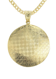 10K Yellow Gold Jesus Piece Necklace | Appx. 19 Grams