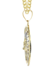 10K Yellow Gold Jesus Piece Necklace | Appx. 19 Grams
