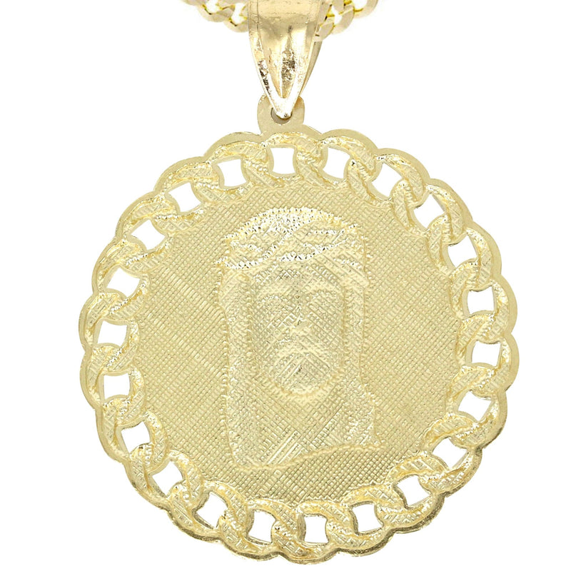 10K Yellow Gold Jesus Piece Necklace | Appx. 16.3 Grams