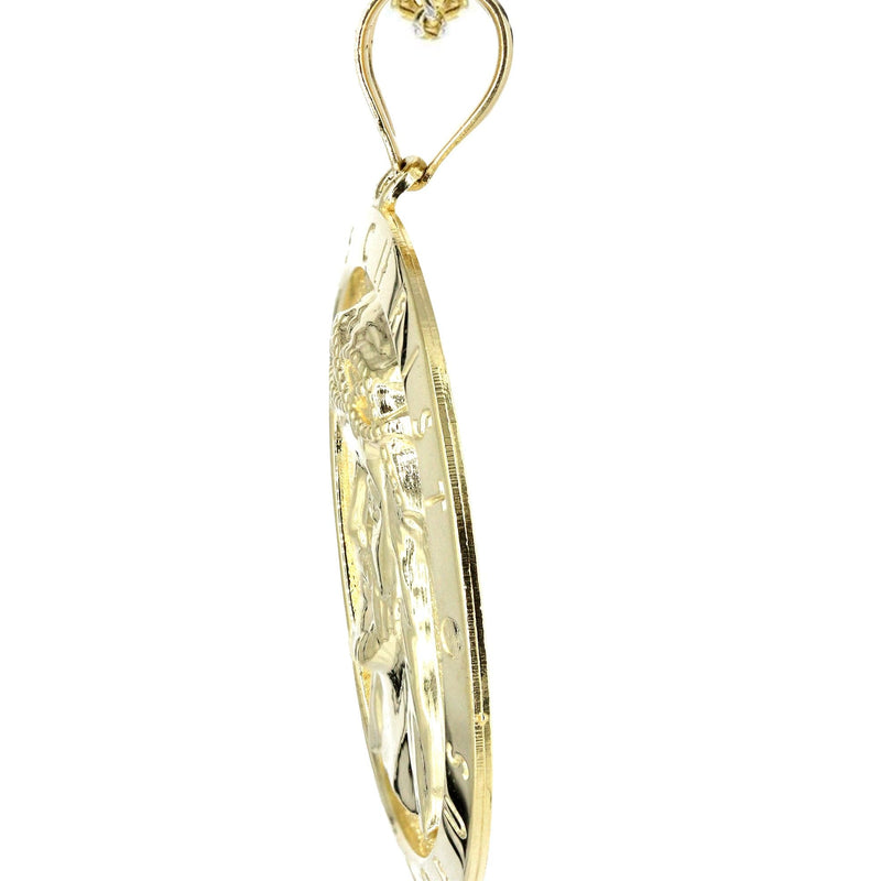 10K Yellow Gold Jesus Piece Necklace | Appx. 17.1 Grams
