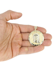 10K Yellow Gold Jesus Piece Necklace | Appx. 17.1 Grams