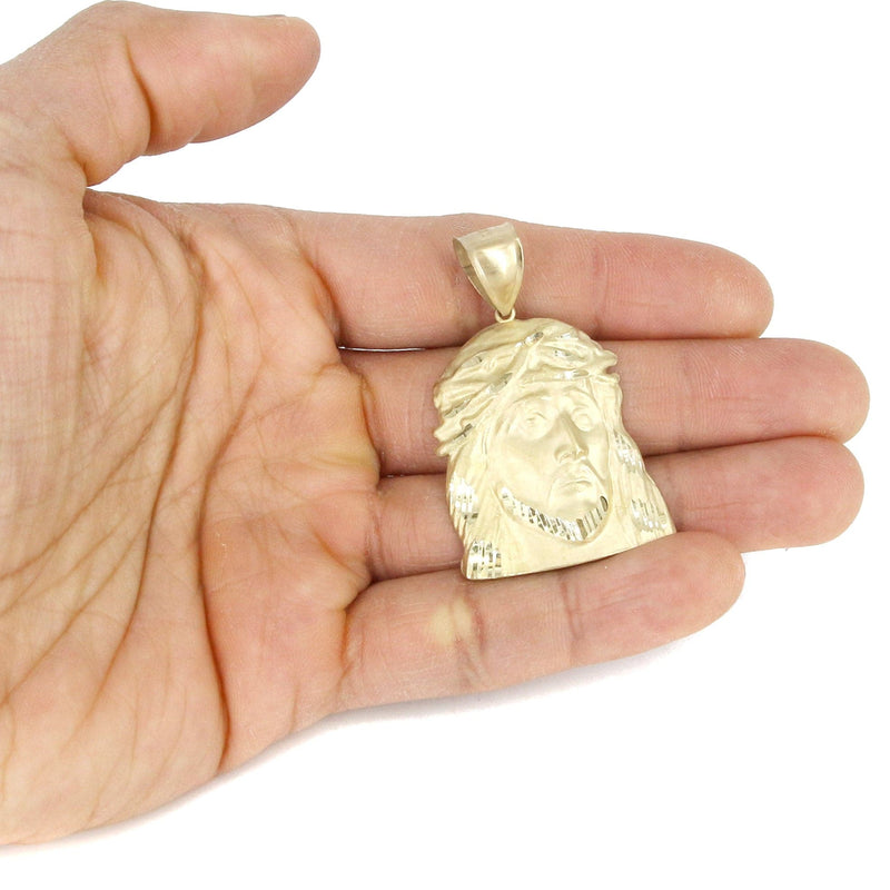 10K Yellow Gold Jesus Piece Necklace | Appx. 17.1 Grams