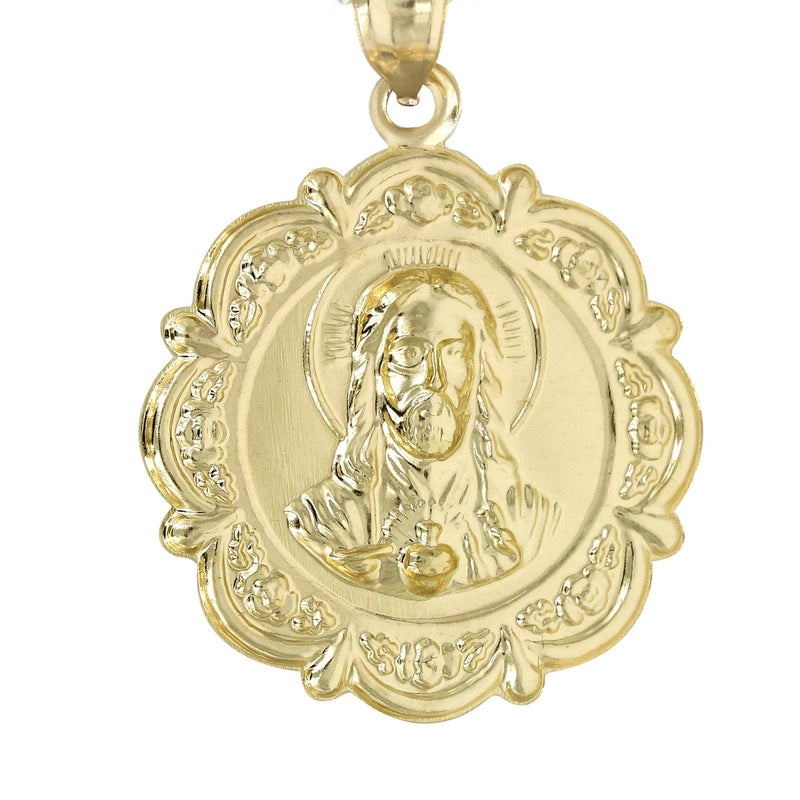 10K Yellow Gold Jesus Piece Necklace | Appx. 13.6 Grams