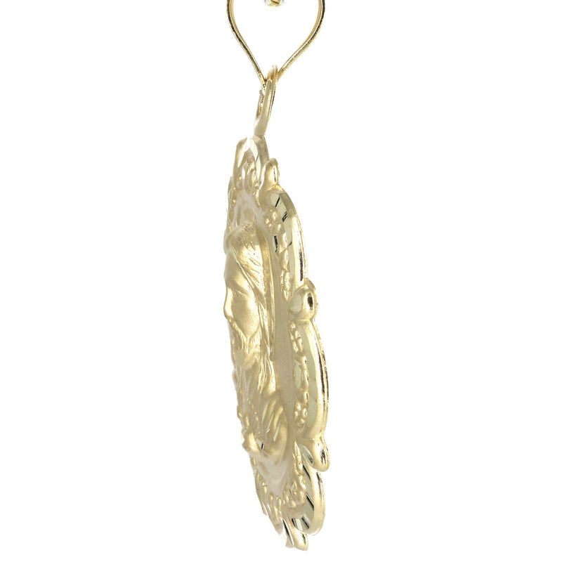 10K Yellow Gold Jesus Piece Necklace | Appx. 13.6 Grams