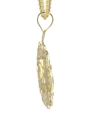 10K Yellow Gold Jesus Piece Necklace | Appx. 13.6 Grams