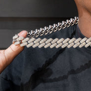 High End Jewelry - Iced Out Diamond Cuban Link Chain