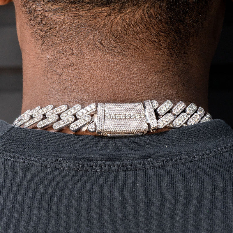 High End Jewelry - Iced Out Diamond Cuban Link Chain
