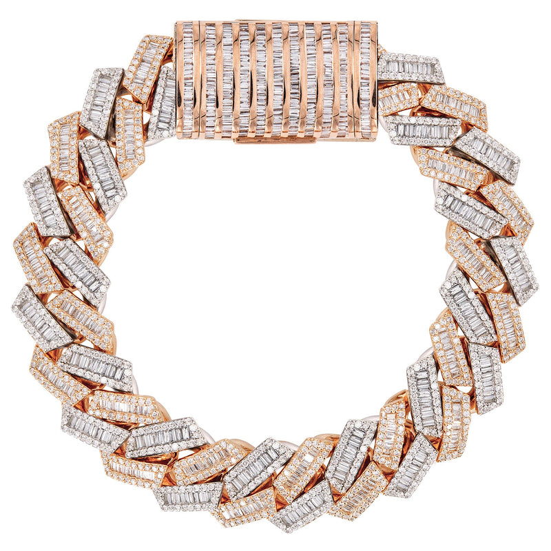 High End Jewelry - Iced Out Cuban Baguette Bracelet