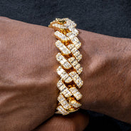 High End Jewelry - Iced Out Miami Cuban Baguette Bracelet