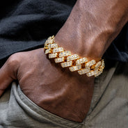 High End Jewelry - Iced Out Miami Cuban Baguette Bracelet