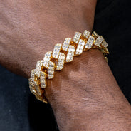 High End Jewelry - Iced Out Miami Cuban Baguette Bracelet