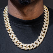 High End Jewelry - Iced Out Diamond Miami Cuban Link Chain