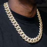 High End Jewelry - Iced Out Diamond Miami Cuban Link Chain