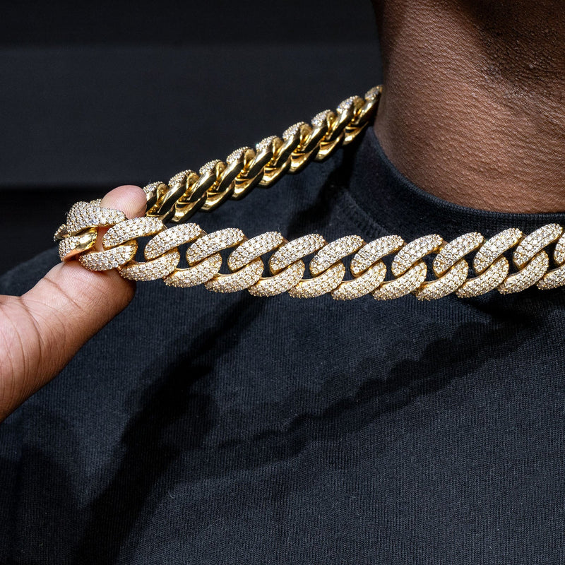 High End Jewelry - Iced Out Diamond Miami Cuban Link Chain