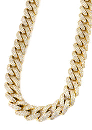 High End Jewelry - Iced Out Diamond Miami Cuban Link Chain