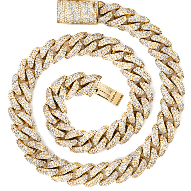 High End Jewelry - Iced Out Diamond Miami Cuban Link Chain