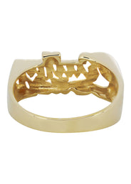 14K Gold Script Name Ring | Appx. 3.4 Grams