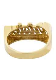 14K Script Gold Name Ring | Appx. 3.6 Grams