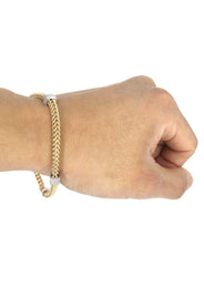 14K Diamond Franco Bracelet | 2.50 Carats | 6 mm Width