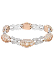 High End Jewelry - Iced Out Evil Eye Bracelet