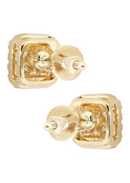 Mens Stud Diamond Earrings | 0.77 Carats 14K Yellow Gold