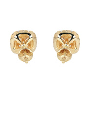Mens Stud Diamond Earrings | 0.91 Carats 14K Yellow Gold