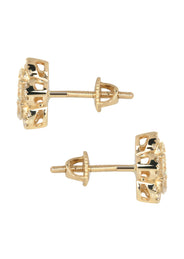 Mens Stud Diamond Earrings | 1.07 Carats 14K Yellow Gold