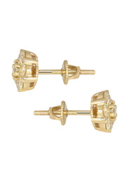 Mens Stud Diamond Earrings | 1.04 Carats 14K Yellow Gold